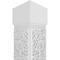 Ekena Millwork Craftsman Classic Square Non-Tapered Paisley Fretwork Column w/ Standard Capital & Standard Base CC0809ENPSLCSCS - alternate 4